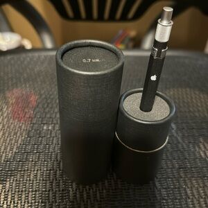 Retro 51 Black 0.7mm Pencil with Apple logo